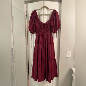 En Saison Tiered Midi Dress XS